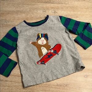 Mini Boden size 3/4 guinea pig appliqué tee VGUC